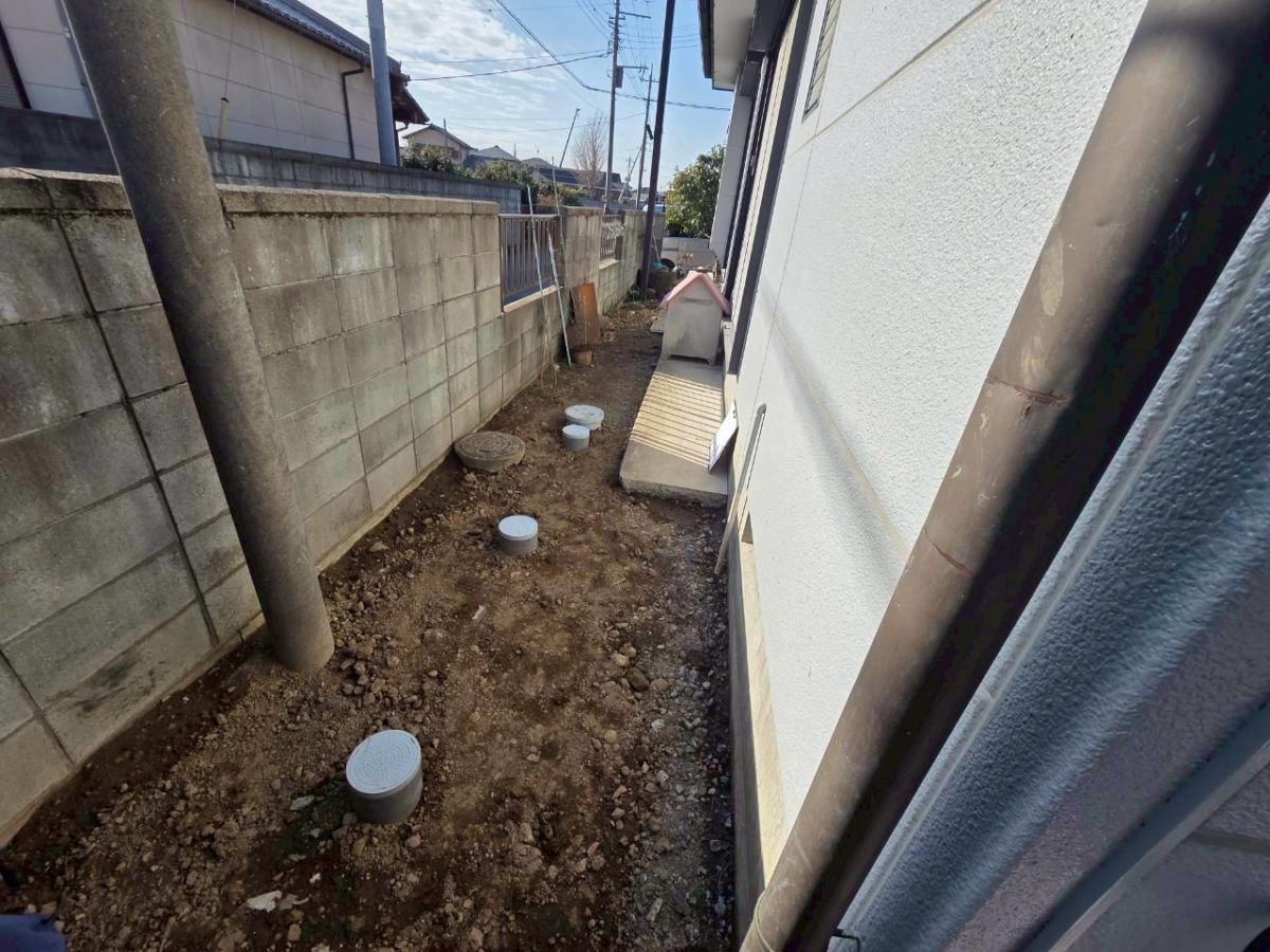 一般住宅　下水切替工事